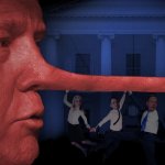 Trump Pinocchio, the Big Liar meme