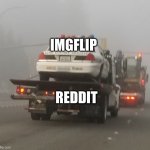 You can't say I'm wrong | IMGFLIP; REDDIT | image tagged in police piggyback | made w/ Imgflip meme maker