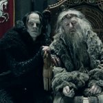 Grima WormTongue whispering to King