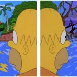 Simpsons Homero rio Meme Template