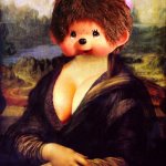 monchhichi lisa | image tagged in monchhichi lisa,mona lisa,art,doll,painting,leonardo da vinci | made w/ Imgflip meme maker