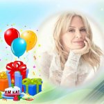 Kylie happy birthday card