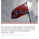 NY Post Confederate Flag