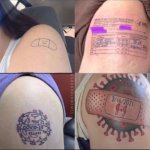 Covid vaccination tattoos