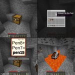 Book of Truth (minecraft) | Answers to the Test; Pen8+ Pen7=; pen15 | image tagged in book of truth minecraft | made w/ Imgflip meme maker