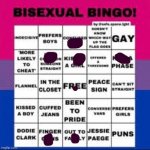 Yes i am Bisexual... Deal with it UwU | image tagged in bisexual bingo card | made w/ Imgflip meme maker