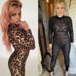 Britney Spears leopard print