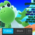 Yoshi_Official Announcement Temp v6 meme
