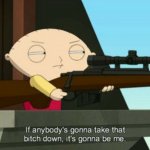 Family Guy Stewie sniper