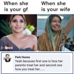 When she is your wife