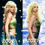 Britney Spears 2001 to 2017