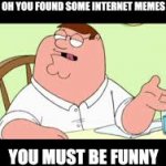 peter griffin internet memes meme