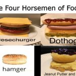 The four awful foods template