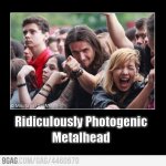 Ridiculously photogenic metalhead