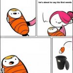 baby trash can template