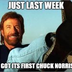 Chuck Norris | JUST LAST WEEK; COVID GOT ITS FIRST CHUCK NORRIS SHOT | image tagged in chuck norris says | made w/ Imgflip meme maker