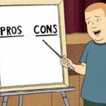 Pros and Cons meme