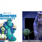 Monsters University vs. beast community college