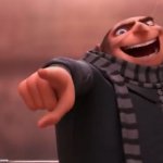 gru pointing finger template