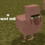 u wot m8 [cursed villager-chicken]