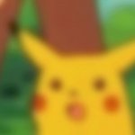 Blurred Surprised Pikachu GIF Template