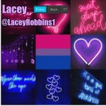 Lacey bi announcement template