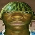 black guy with water melon head meme
