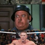 John Cena and Sergeant Schultz sequence