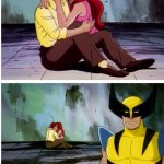 Kissing Wolverine meme