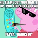 peppa pig phone Meme Generator - Imgflip