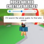 Roblox i'll search the whole public to find who asked Memes & GIFs