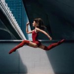 Dancer in red