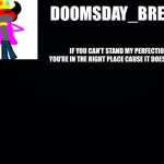 announcement of doom