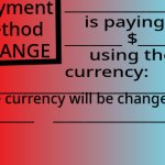 Payment Method Change