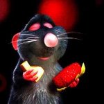 Ratatouille Eating Two Foods GIF Template