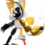 tails the animatronic fox | image tagged in tails,golden freddy,puppet,fnaf,five nights at freddy's,tails the fox | made w/ Imgflip meme maker