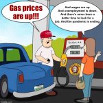MAGA gas prices are up meme
