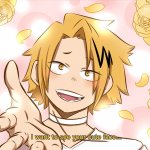 I want to see your cute face Denki