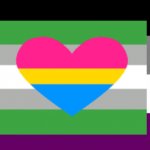 Asexual grey-panromantic flag