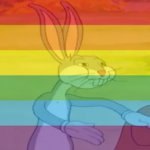 LGBT bugs bunny template