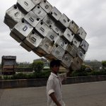 Guy carrying stuff