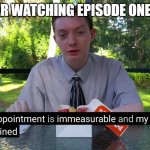 My Disappointment Is Immeasurable Meme Generator - Imgflip