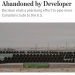 Keystone XL pipeline killed