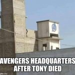 Rent is too damn high | image tagged in avengers headquarter,tony stark,ironman,avengers | made w/ Imgflip meme maker