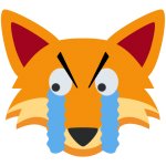 Crying Angry Eyes Fox