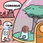 coronus | CORONUS | image tagged in amogus,coronavirus | made w/ Imgflip meme maker