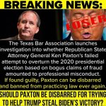 Ken Paxton traitor