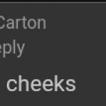 Senpai sucks cheeks