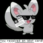 Idiot card