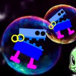 Bubble Bobble | image tagged in bubbles | made w/ Imgflip meme maker